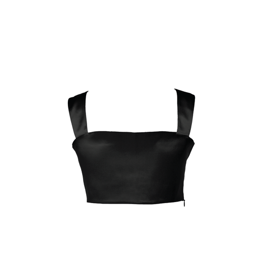 Athena Crop Top - Noir