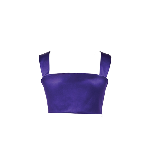Athena Crop Top - Royal Purple