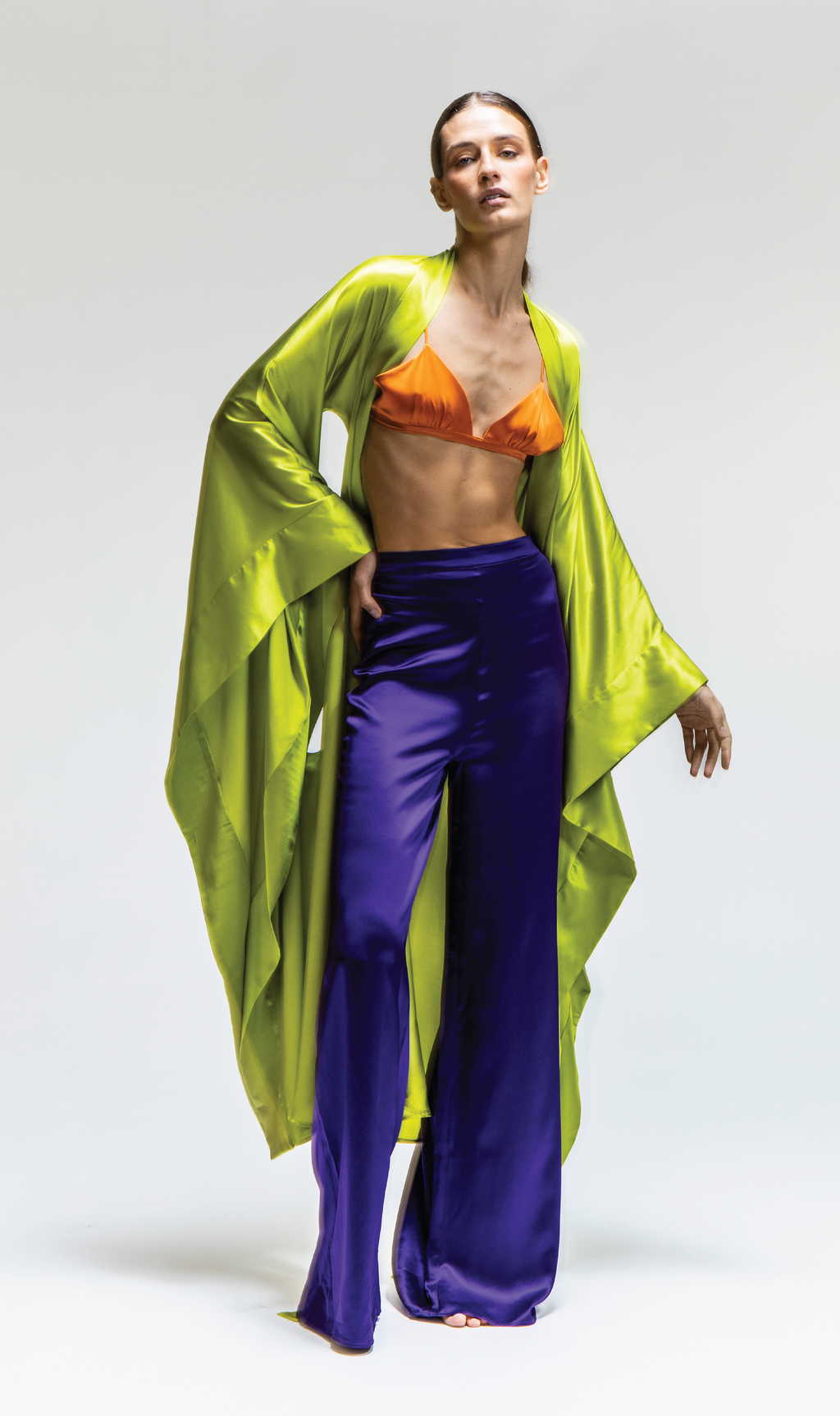Imaan Kimono - Chartreuse